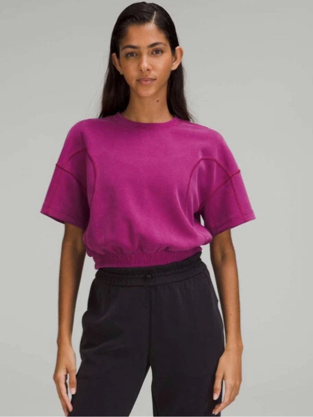 NWT Lululemon Softstreme Gathered T-Shirt,size 6